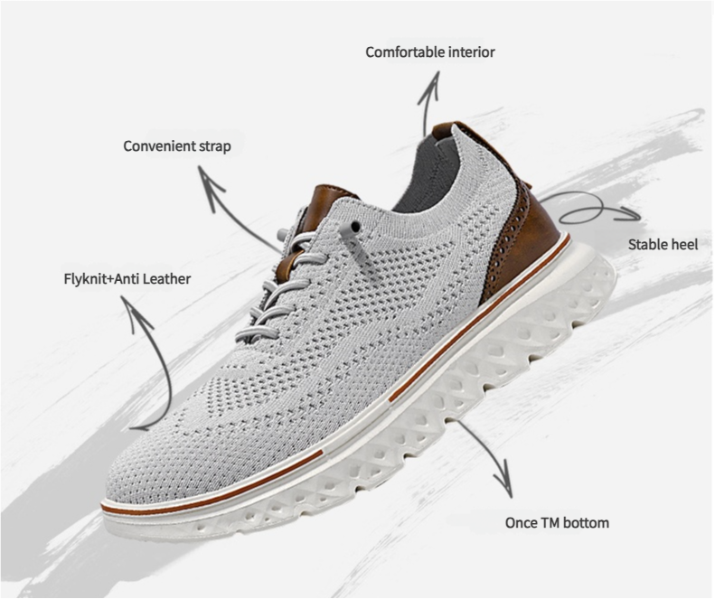 ðŸ”¥Last SaleðŸ”¥ Men's Hands Free Slip On Oxford Shoes